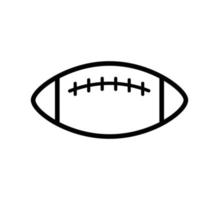 plantilla de logotipo de vector de icono de rugby