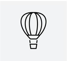 Balloon icon vector logo design template