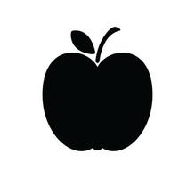 plantilla de diseño de logotipo de vector de icono de manzana