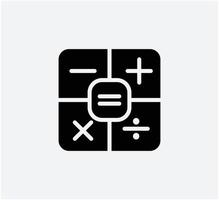 Calculator icon vector logo template