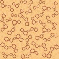 Seamless pattern with gears. Steam punk background. vector