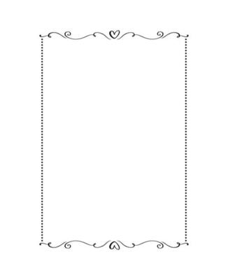 Vector Valentine frame with hearts. Calligraphy decorative ornament for decoration text, design of wedding invitation, love romantic greeting card