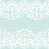 Abstract seamless lace pattern with flowers vector