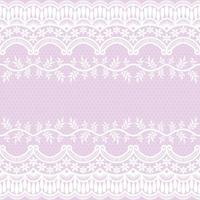 Abstract seamless lace pattern with flowers vector