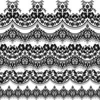 flower element set border vector