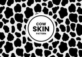 patrón de textura de vaca. plantilla de piel de animal. ilustración de diseño vectorial. vector