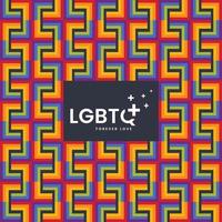 bandera del orgullo lgbt en formato vectorial y bandera del arco iris con la palabra lgbtq plus para póster, diseño de fondo de símbolo de amor lgbtq vector