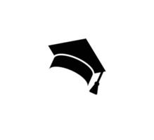 Bachelor hat icon vector logo template,toga icon