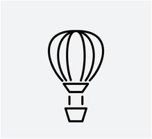 Balloon icon vector logo design template