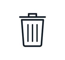 Recycle icon ,garbage icon vector logo design template