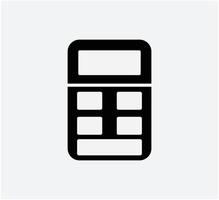 Calculator icon vector logo template