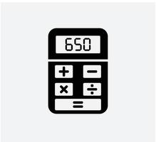 Calculator icon vector logo template