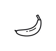 fruit banana icon logo design template vector