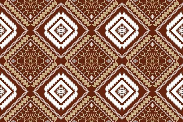 Geometric ethnic oriental traditional art pattern.Figure tribal embroidery style.Design for background,wallpaper,clothing,wrapping,fabric,element,,vector illustration.