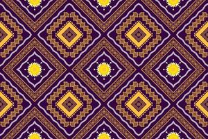 Geometric ethnic oriental traditional pattern.Figure tribal embroidery style.Design for background,wallpaper,clothing,wrapping,fabric,vector illustration vector