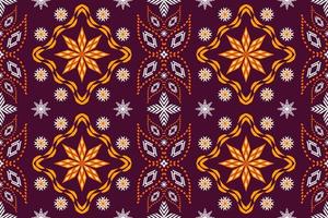 Geometric ethnic oriental traditional art pattern.Figure tribal embroidery style.Design for background,wallpaper,clothing,wrapping,fabric,element,,vector illustration. vector