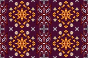 Geometric ethnic oriental traditional art pattern.Figure tribal embroidery style.Design for background,wallpaper,clothing,wrapping,fabric,element,,vector illustration. vector