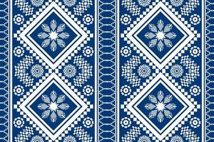 Geometric ethnic oriental traditional art pattern.Figure tribal embroidery style.Design for background,wallpaper,clothing,wrapping,fabric,element,,vector illustration. vector