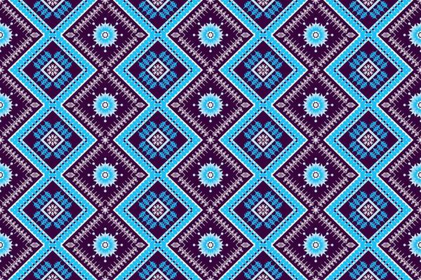 Geometric ethnic oriental traditional art pattern.Figure tribal embroidery style.Design for background,wallpaper,clothing,wrapping,fabric,element,,vector illustration.