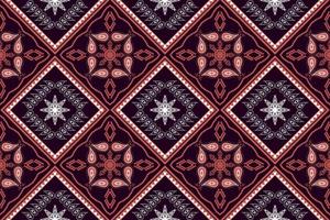 Geometric ethnic oriental traditional art pattern.Figure tribal embroidery style.Design for background,wallpaper,clothing,wrapping,fabric,element,,vector illustration. vector