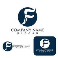 F logo Letter vector icon