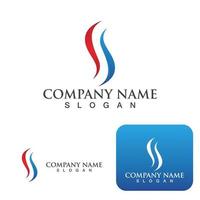 S letter logo Business corporate vector