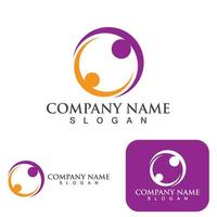 Family care logo and symbol vector