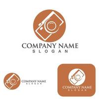 Camera icon element logo vector