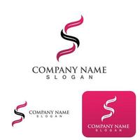 S letter logo Business corporate vector