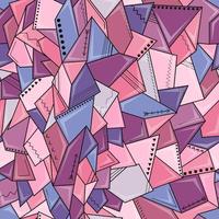 patrón transparente de vector abstracto con estampado geométrico. patrón de mosaico para papel de regalo. papel tapiz, tela, textil dibujado a mano.
