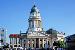 Berlin, Germany, 2022 - The Gendarmenmarkt. German Cathedral in Berlin photo