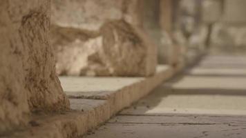 Architectural Pillars with Shifting Focus, Background to Foreground video