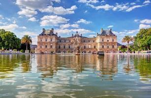 Paris, France, 2022 - The Luxembourg Palace in The Jardin du Luxembourg, Paris, France photo