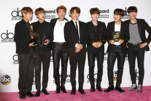 LAS VEGAS, MAY 21 - BTS at the 2017 Billboard Awards Press Room at the T, Mobile Arena on May 21, 2017 in Las Vegas, NV photo