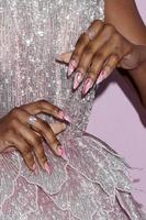 LOS ANGELES, MAR 9 - Coco Jones nail detail at the 24th Annual Costume Designers Guild Award at Eli and Edythe Broad Stage on March 9, 2022  in Santa Monica, CA photo