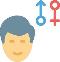 ilustración vectorial de género en un fondo. símbolos de calidad premium. iconos vectoriales para concepto y diseño gráfico. vector