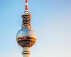 Berlin, Germany, 2022 - Tv tower or Fersehturm in Berlin, Germany photo