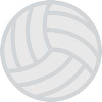ilustración vectorial de voleibol en un fondo. símbolos de calidad premium. iconos vectoriales para concepto y diseño gráfico. vector