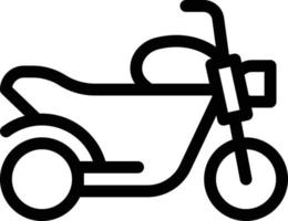 ilustración de vector de motocicleta en un fondo. símbolos de calidad premium. iconos vectoriales para concepto y diseño gráfico.