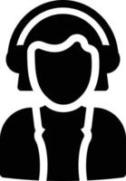 headphone vector illustration on a background.Premium quality symbols.vector icons for concept and graphic design.