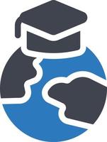 global degree vector illustration on a background.Premium quality symbols.vector icons for concept and graphic design.