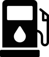 ilustración vectorial de la estación de combustible en un fondo. símbolos de calidad premium. iconos vectoriales para el concepto y el diseño gráfico. vector