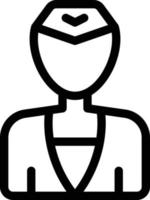 air hostess vector illustration on a background.Premium quality symbols.vector icons for concept and graphic design.