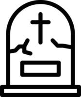 ilustración de vector de cementerio en un fondo. símbolos de calidad premium. iconos vectoriales para concepto y diseño gráfico.