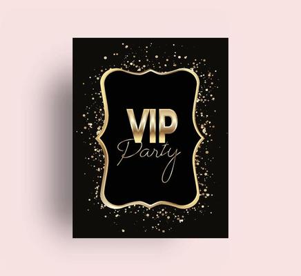 Abstract VIP Gold Card