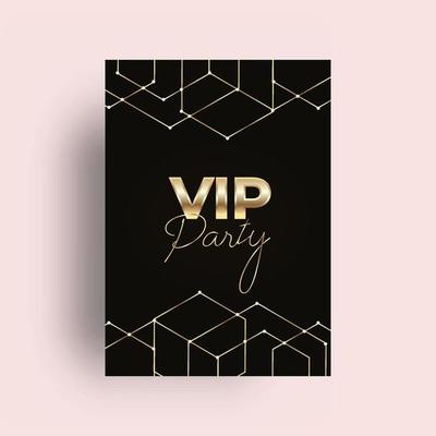 Abstract VIP Gold Card