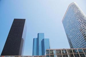 Paris, France, 2022 - Business skyscrapers. La Defense, Paris, France photo