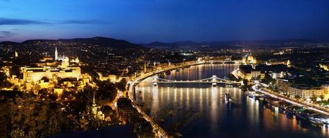 Budapest, Hungary. View from Gellert Hill photo