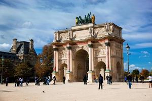 Paris, France, 2022 - Arc de Triomphe du Carrousel, Paris, France. photo