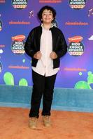 LOS ANGELES, APR 9 - Dominque Mariche at the 2022 Kids Choice Awards at Barker Hanger on April 9, 2022  in Santa Monica, CA photo